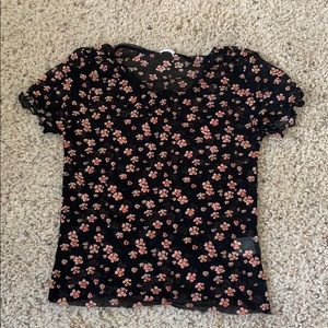 princess polly floral mesh top